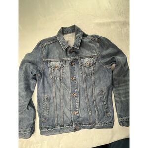 GAP 1969 Mens L Jacket Denim Trucker Blue Classic‎